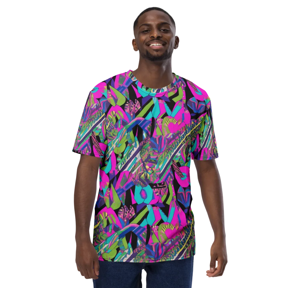 Chromatic Foliage on Men's Crew Neck T-Shirt — Front