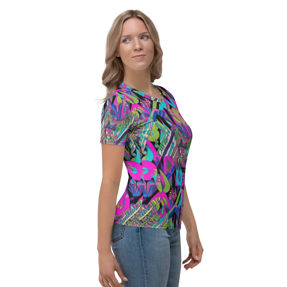 Chromatic Foliage on Women's Crew Neck T-Shirt — Right