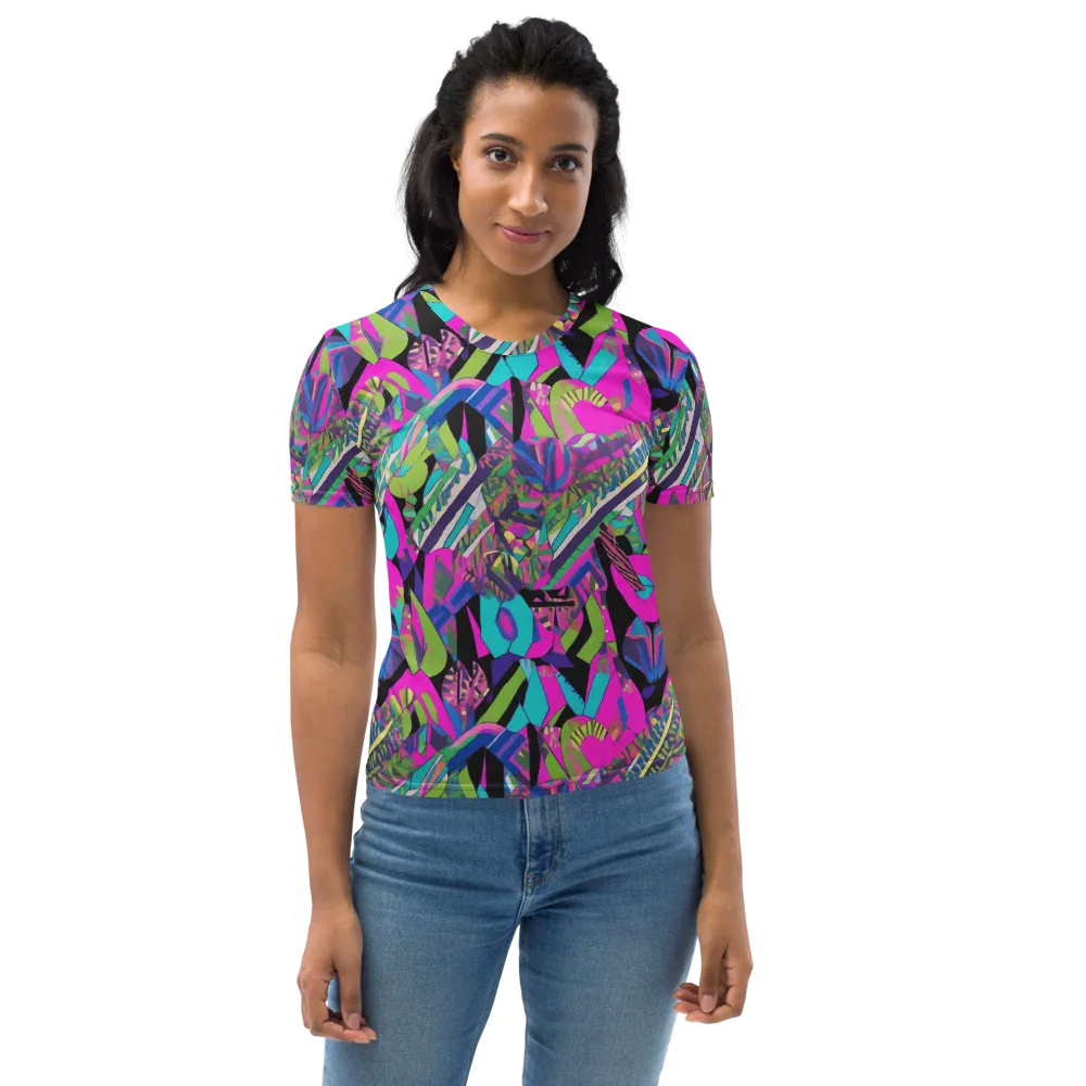 Chromatic Foliage on Women's Crew Neck T-Shirt — Front