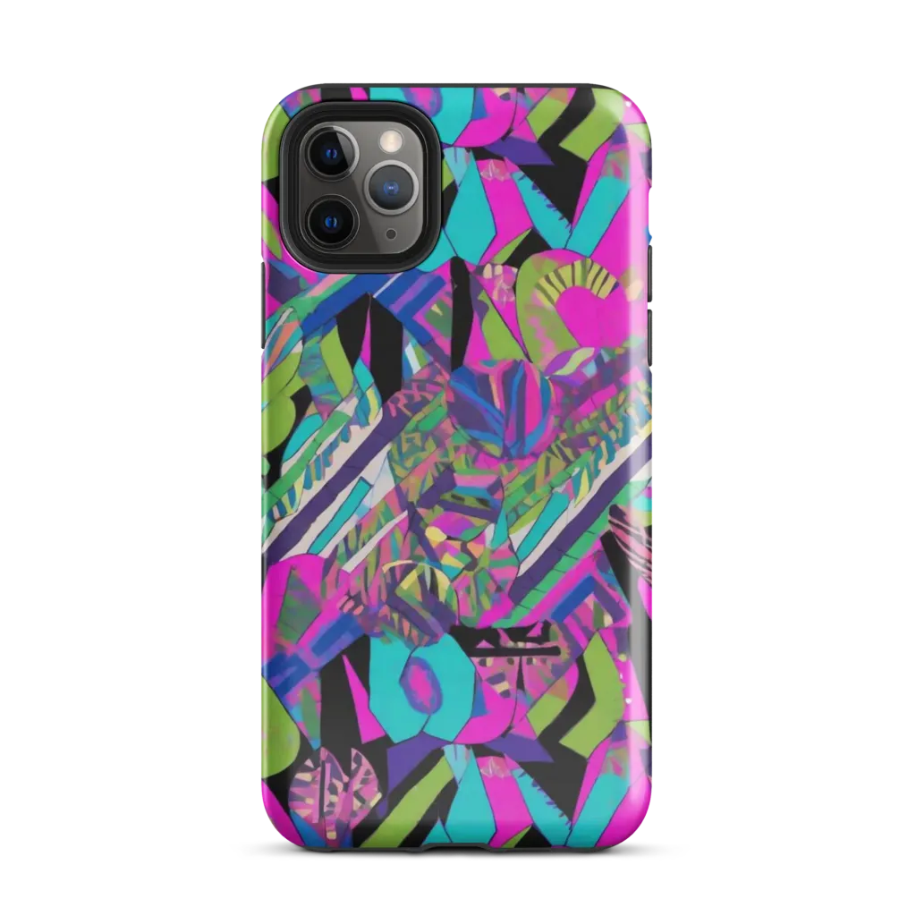 Chromatic Foliage on Tough Case for iPhone® — Front