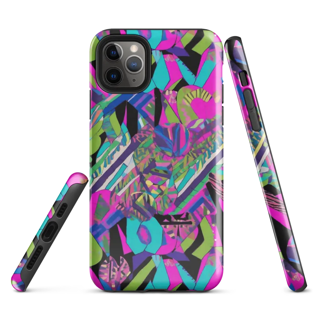 Chromatic Foliage on Tough Case for iPhone® — Front