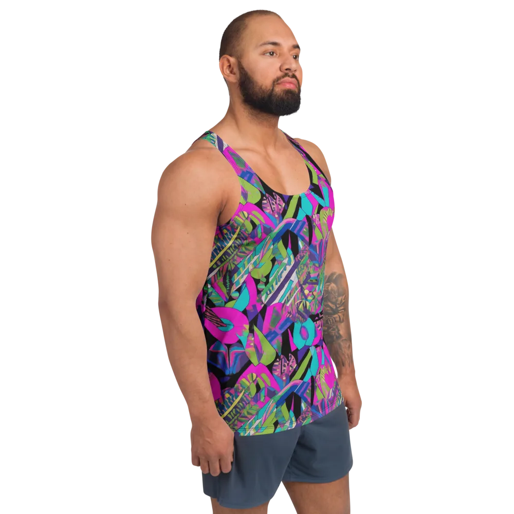 Chromatic Foliage on Men's Tank Top — Right Front