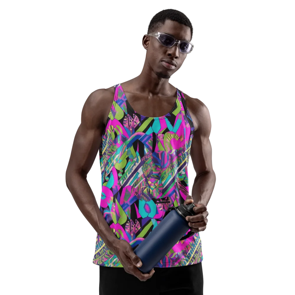 Chromatic Foliage on Men's Tank Top — Front