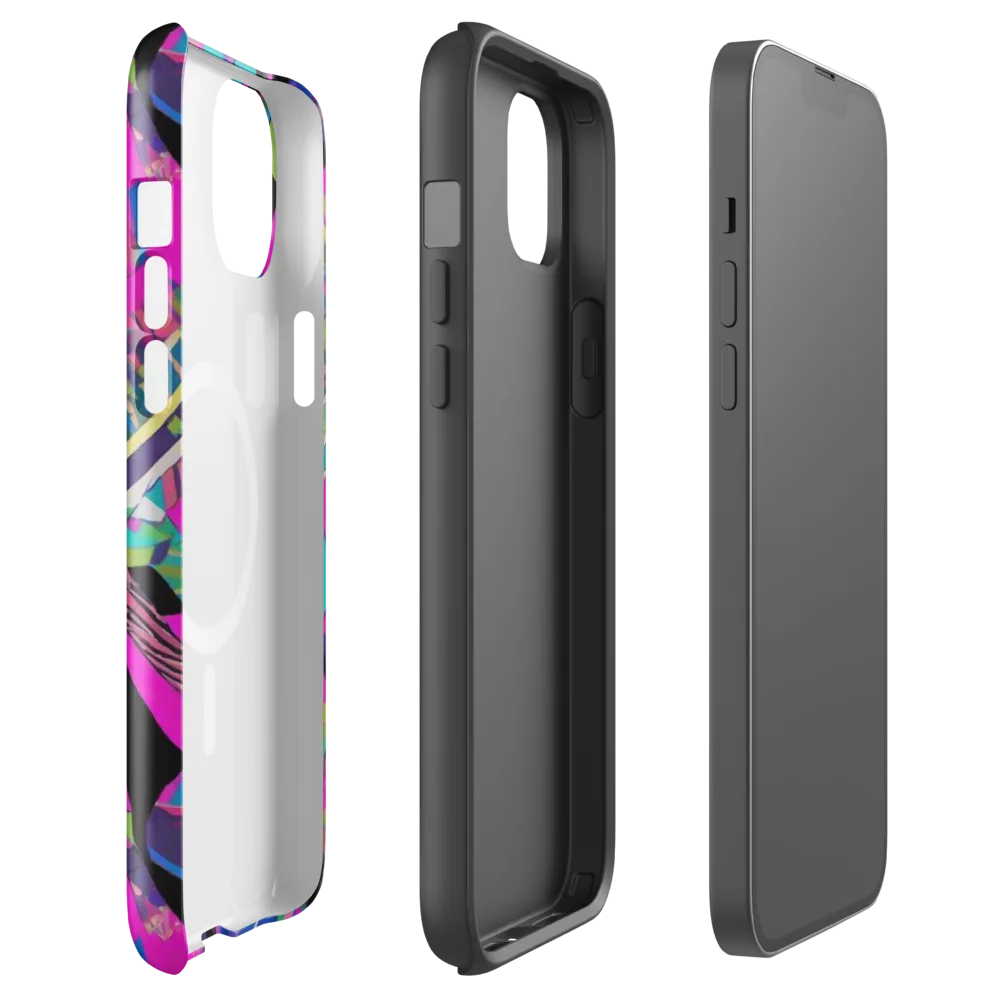 Chromatic Foliage on MagSafe Tough Case for iPhone® — Front