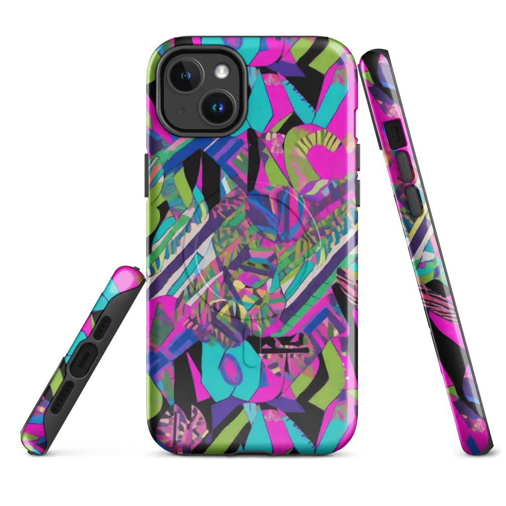 Chromatic Foliage on MagSafe Tough Case for iPhone® — Front
