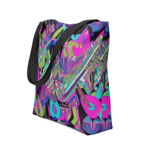Chromatic Foliage on a Tote Bag
