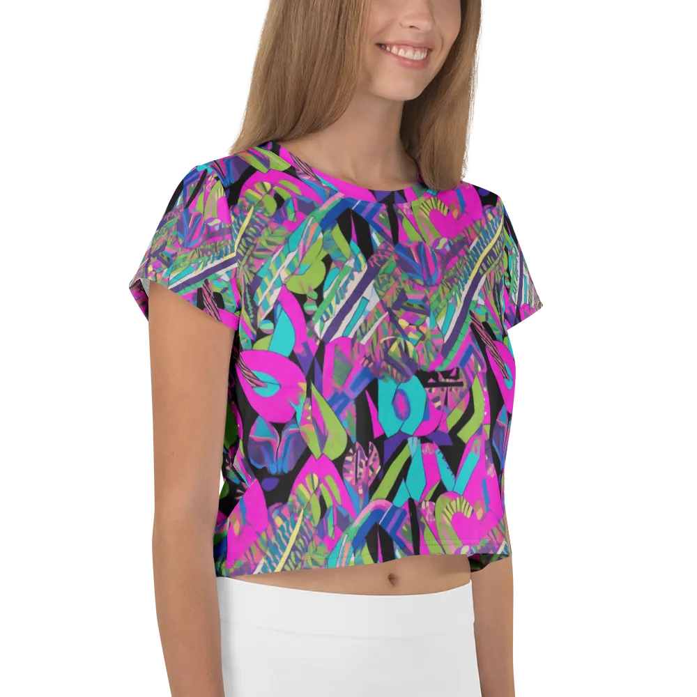 Chromatic Foliage on Crop Tee — Right