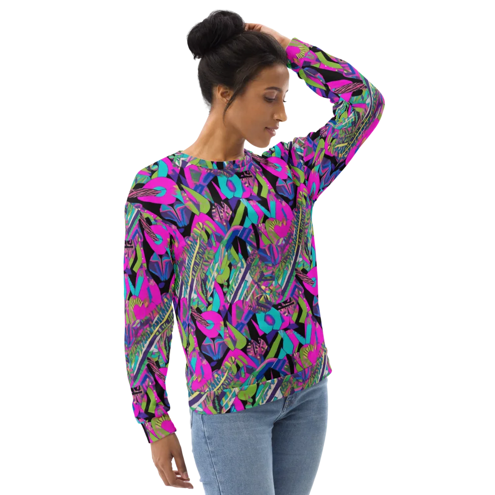 Chromatic Foliage on Sweatshirt — Right Front