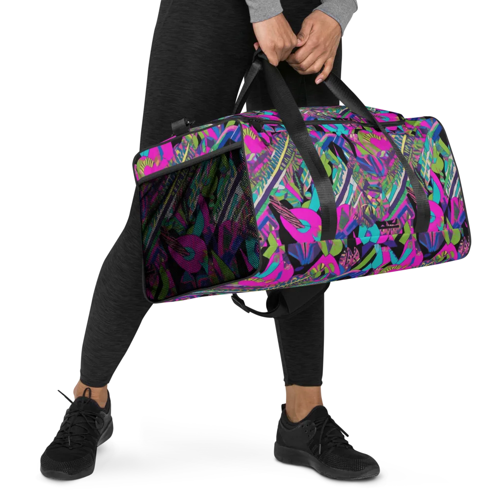 Chromatic Foliage on Duffle Bag — Right Front