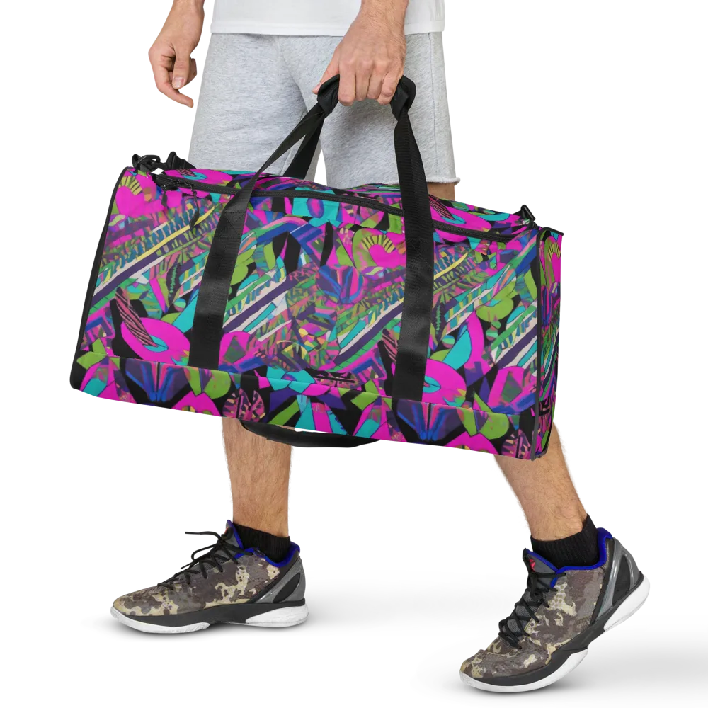 Chromatic Foliage on Duffle Bag — Front