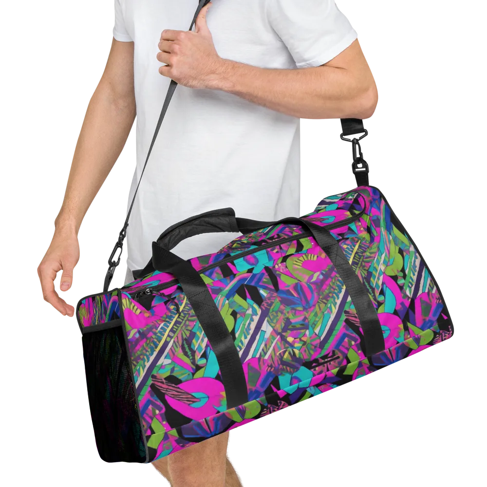 Chromatic Foliage on Duffle Bag — Right Front