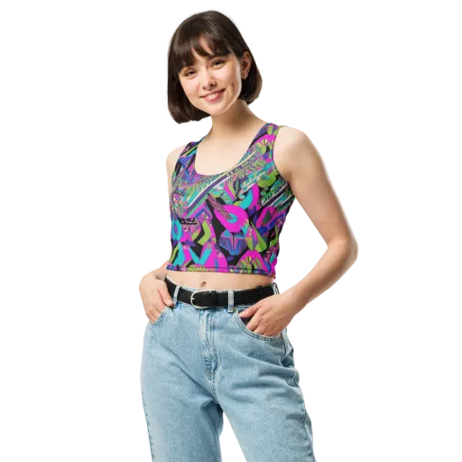 Chromatic Foliage on a Crop Top