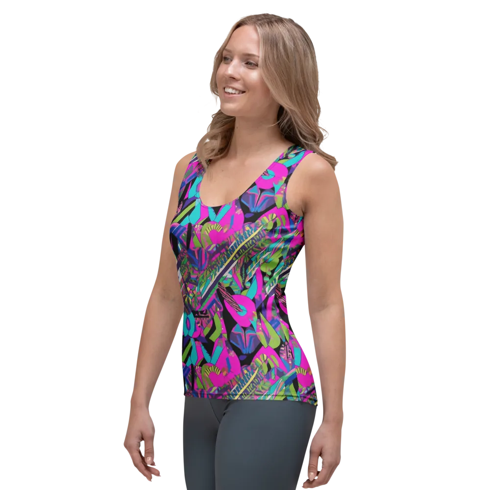 Chromatic Foliage on Women's Tank Top — Left Front