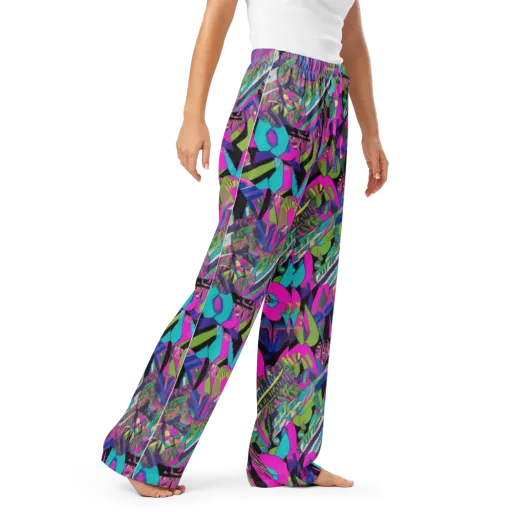 Chromatic Foliage on a Women's Pajama Pants