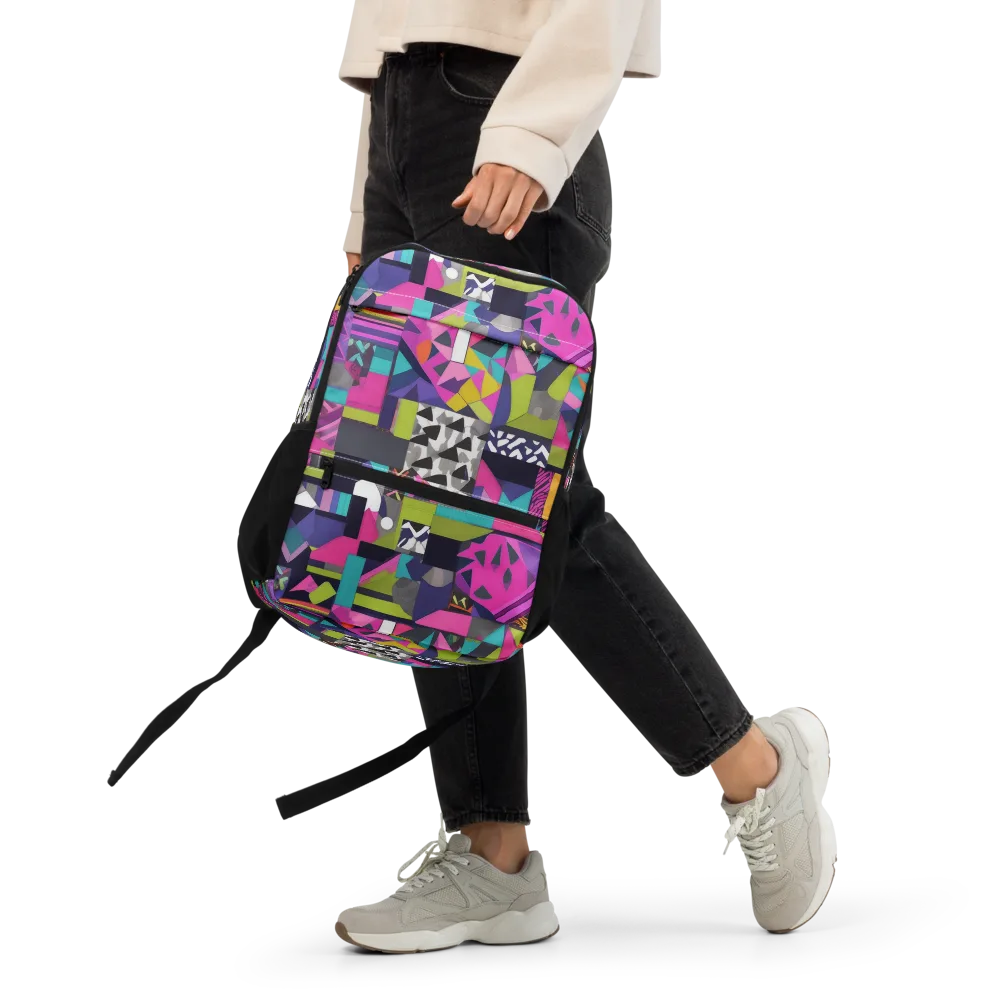 Afterglow Mosaic on Utility Backpack — Front