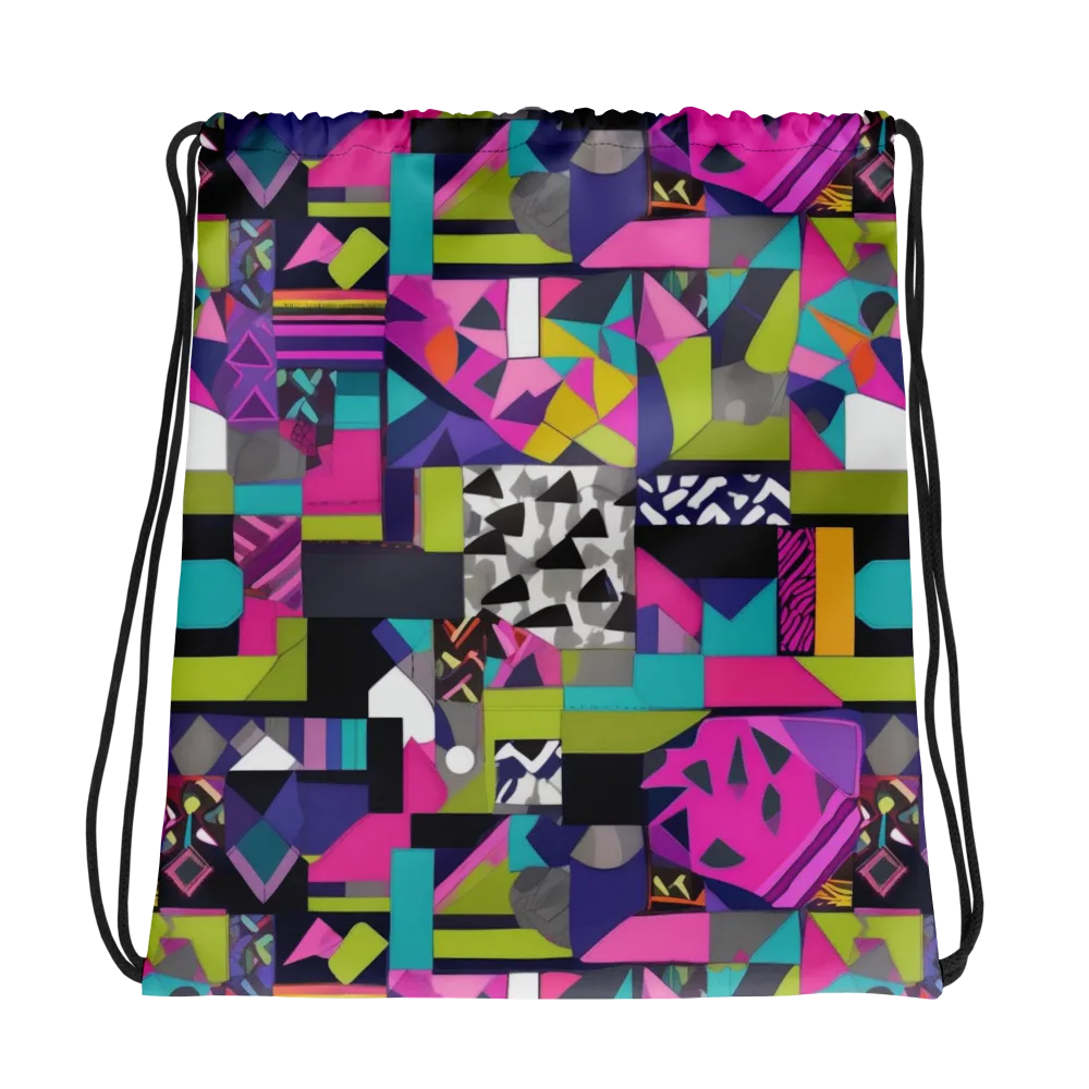 Afterglow Mosaic on Drawstring Bag — Photo