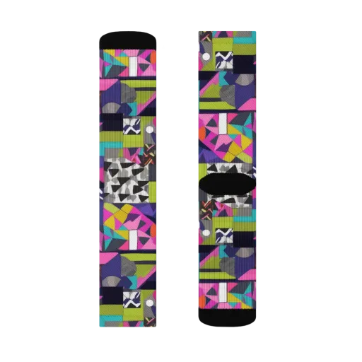 Afterglow Mosaic on a Socks