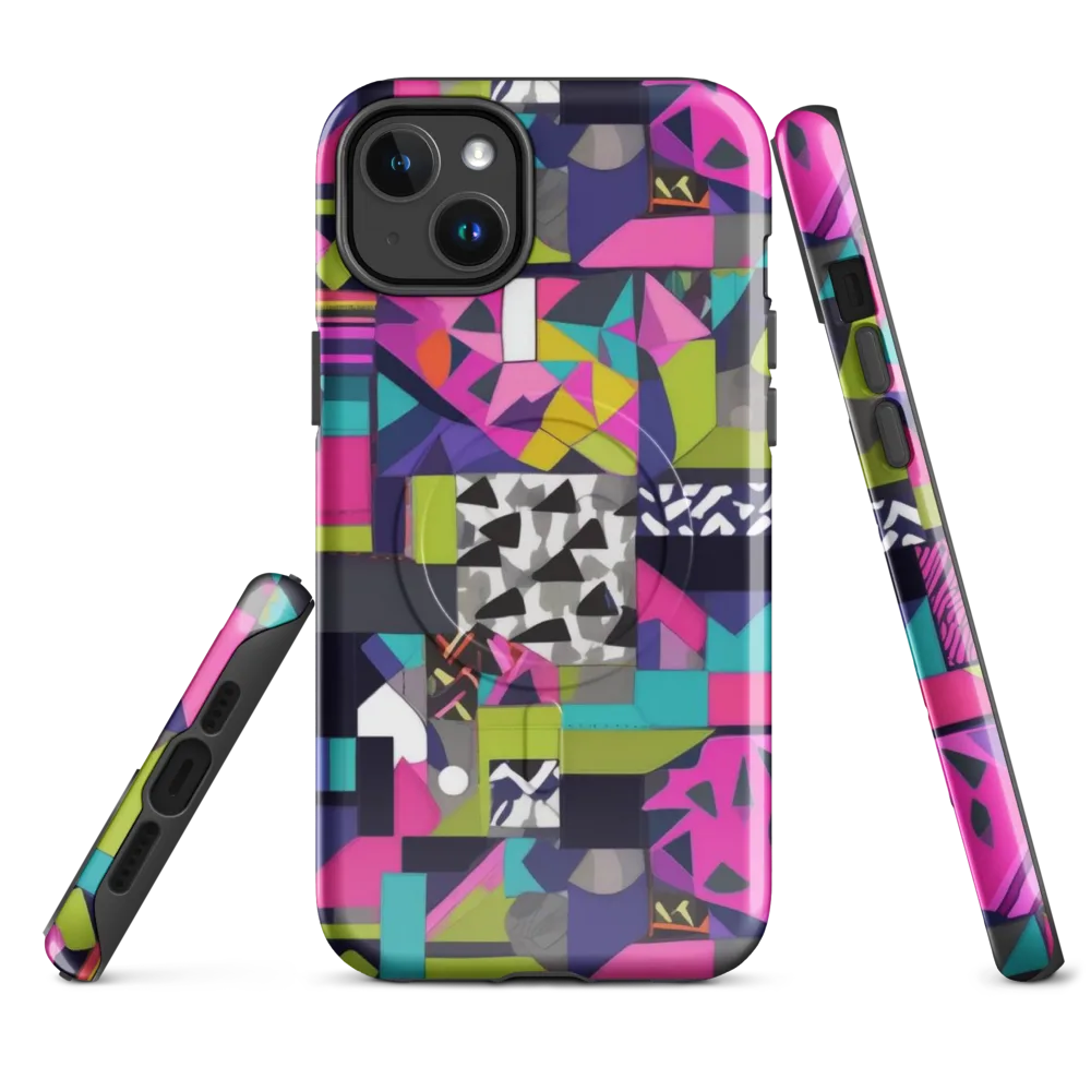 Afterglow Mosaic on MagSafe Tough Case for iPhone® — Front