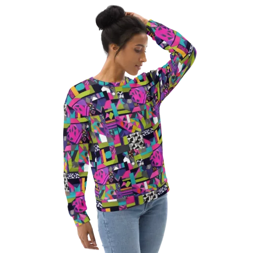 Afterglow Mosaic on a Sweatshirt