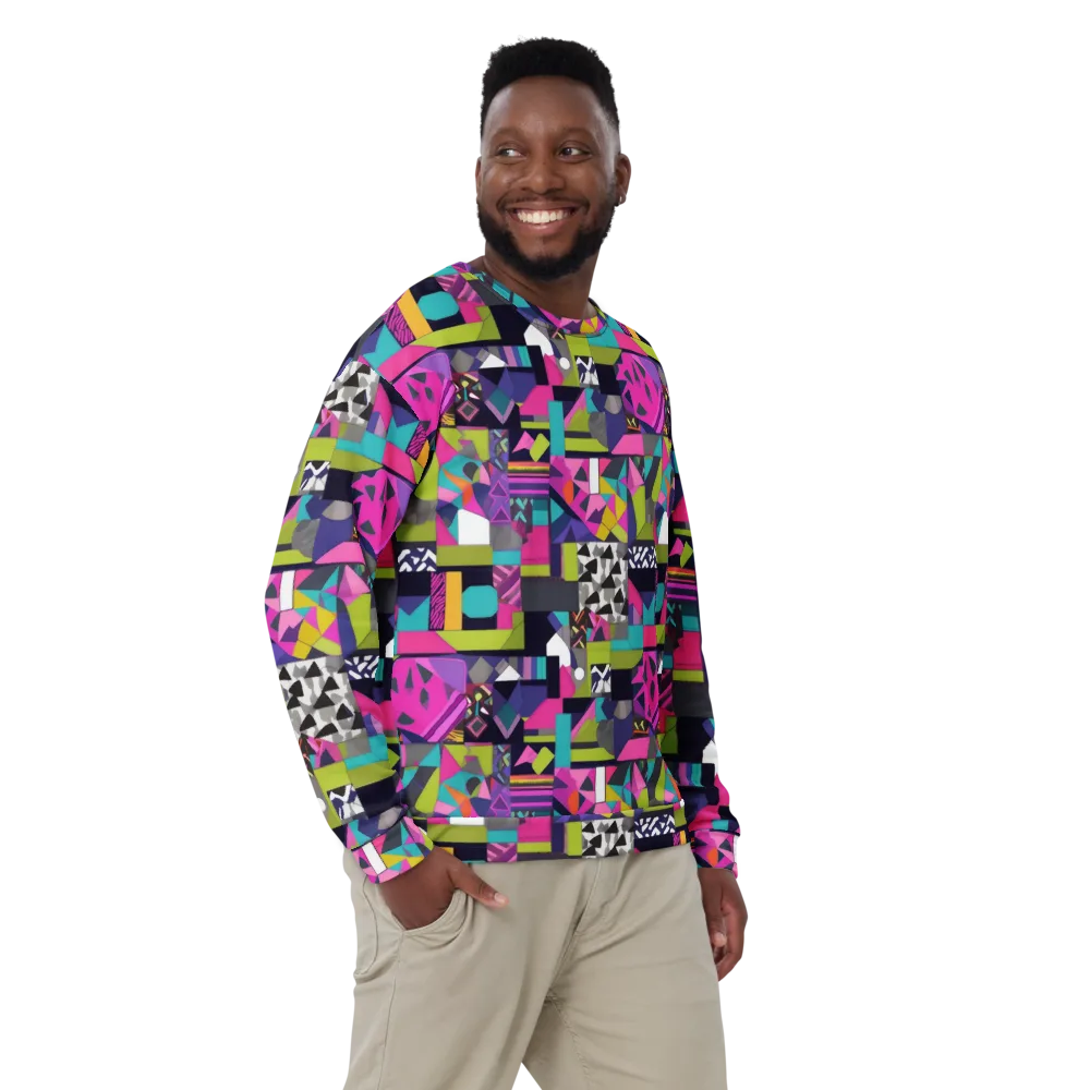 Afterglow Mosaic on Sweatshirt — Front