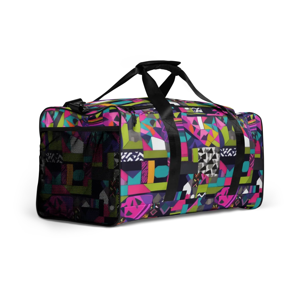 Afterglow Mosaic on Duffle Bag — Right Front