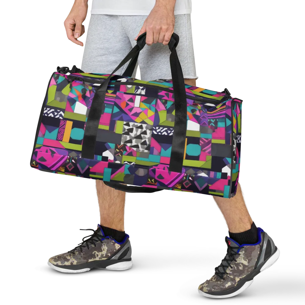 Afterglow Mosaic on Duffle Bag — Front