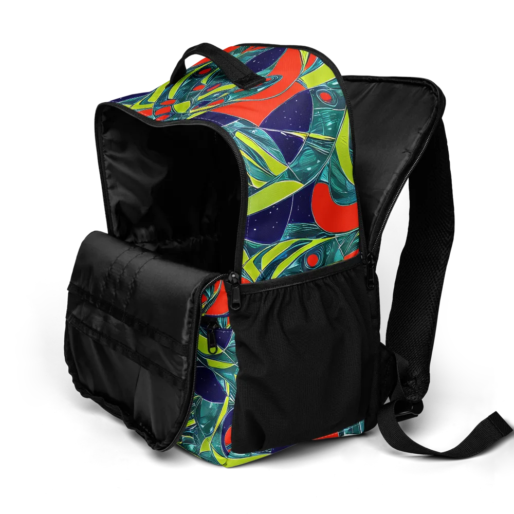Harmonic Mirage on Utility Backpack — Product details 2