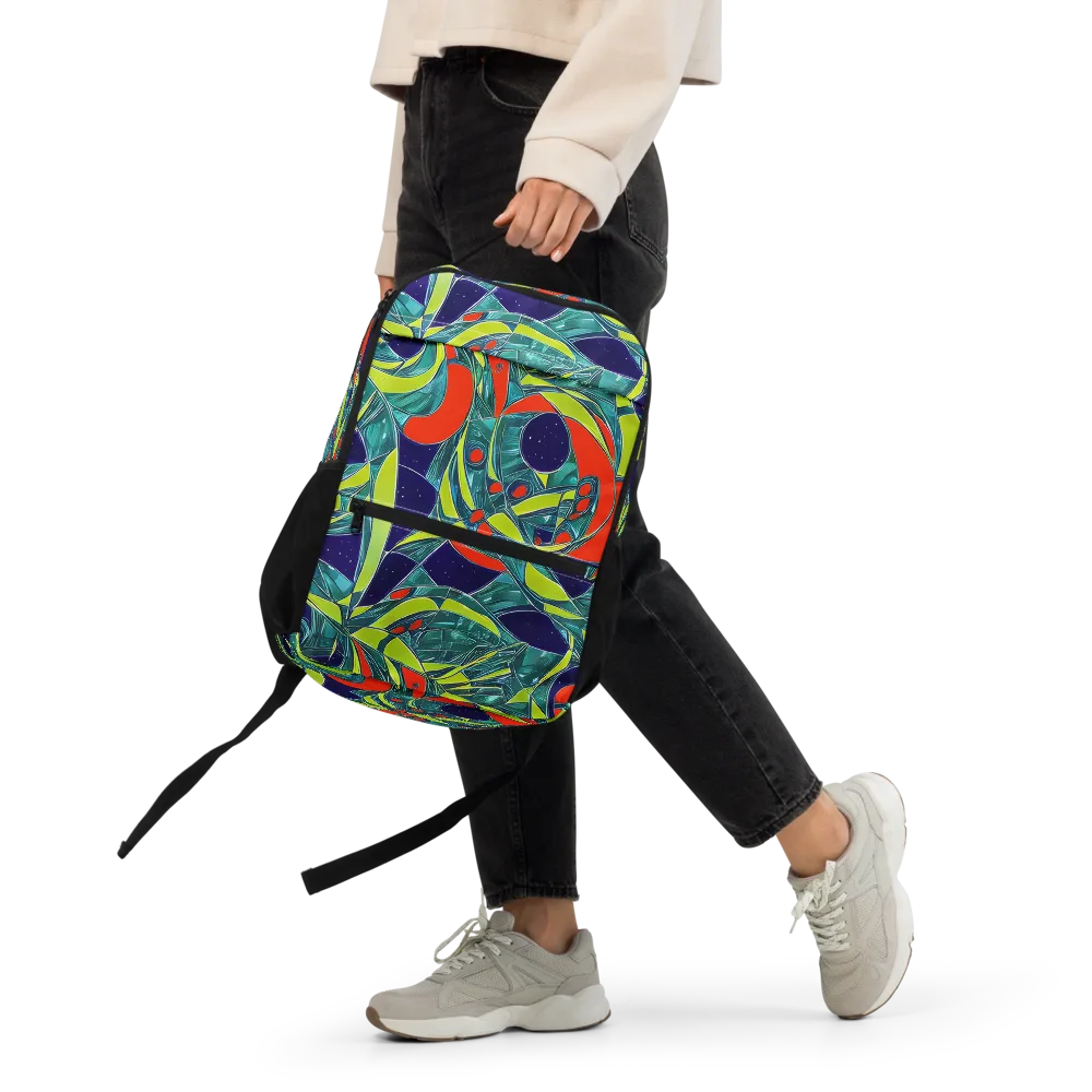 Harmonic Mirage on Utility Backpack — Front