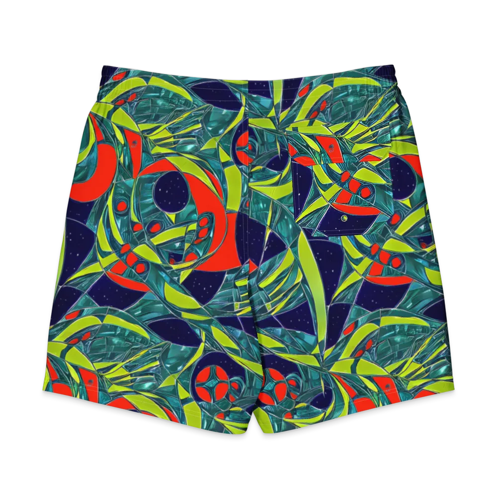Harmonic Mirage on Men's Board Shorts — Back