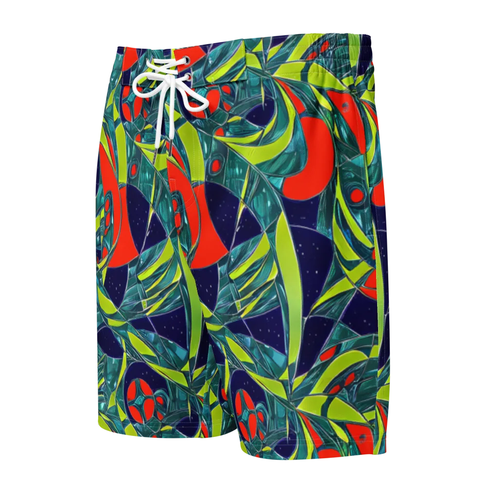 Harmonic Mirage on Men's Board Shorts — Front