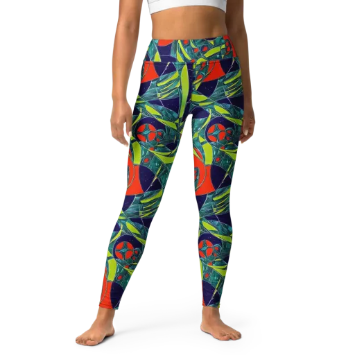 Harmonic Mirage on a Yoga Leggings