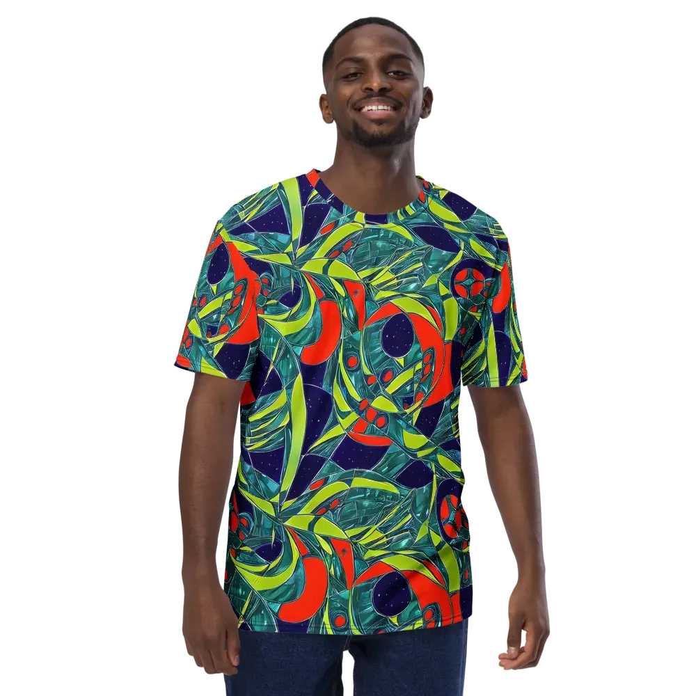 Harmonic Mirage on Men's Crew Neck T-Shirt — Front