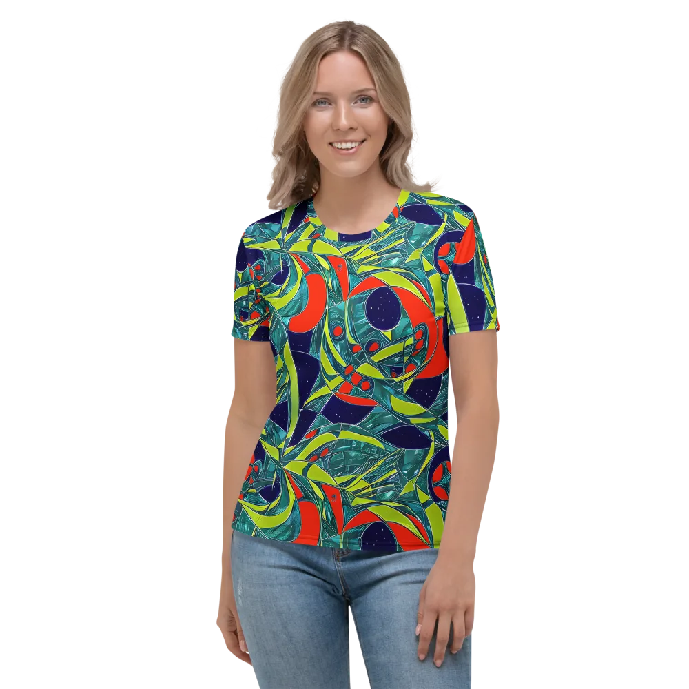 Harmonic Mirage on Women's Crew Neck T-Shirt — Front