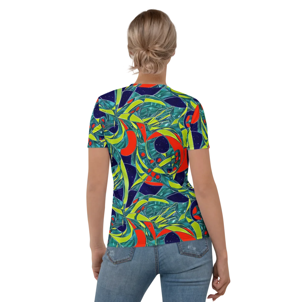 Harmonic Mirage on Women's Crew Neck T-Shirt — Back