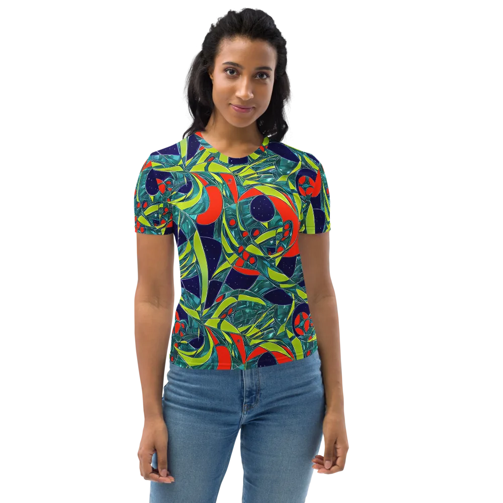 Harmonic Mirage on Women's Crew Neck T-Shirt — Front