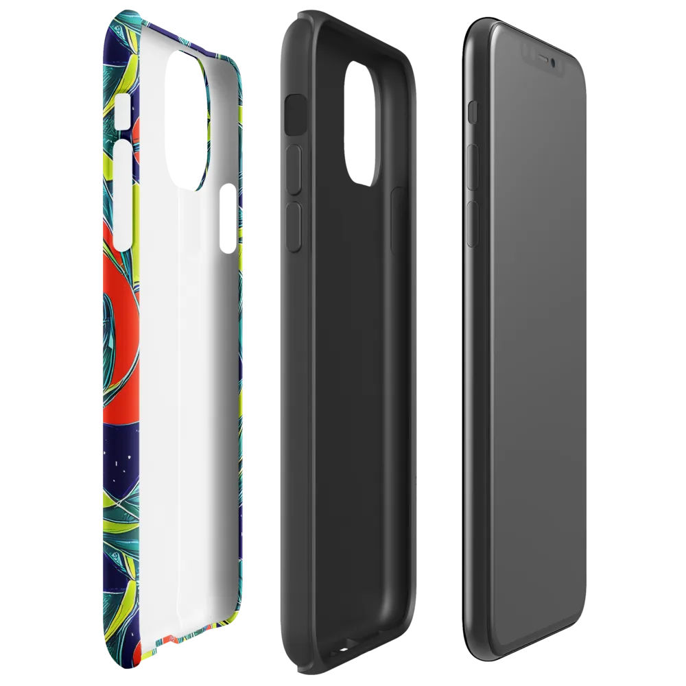 Harmonic Mirage on Tough Case for iPhone® — Right