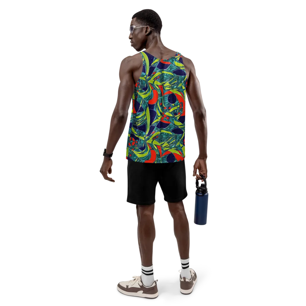 Harmonic Mirage on Men's Tank Top — Back
