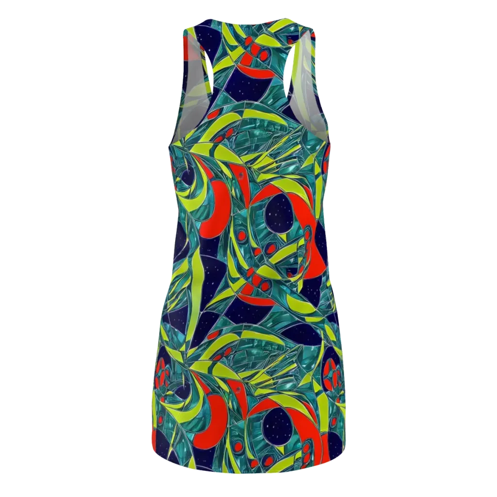 Harmonic Mirage on Racerback Dress — Back