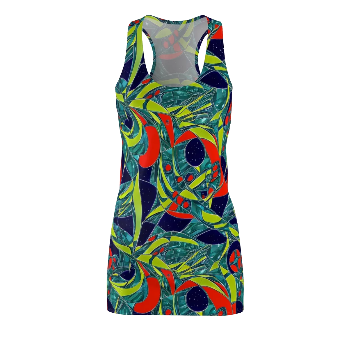 Harmonic Mirage on Racerback Dress — Front
