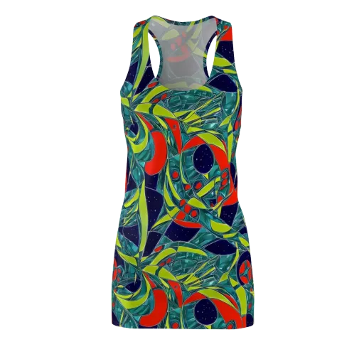 Harmonic Mirage on a Racerback Dress