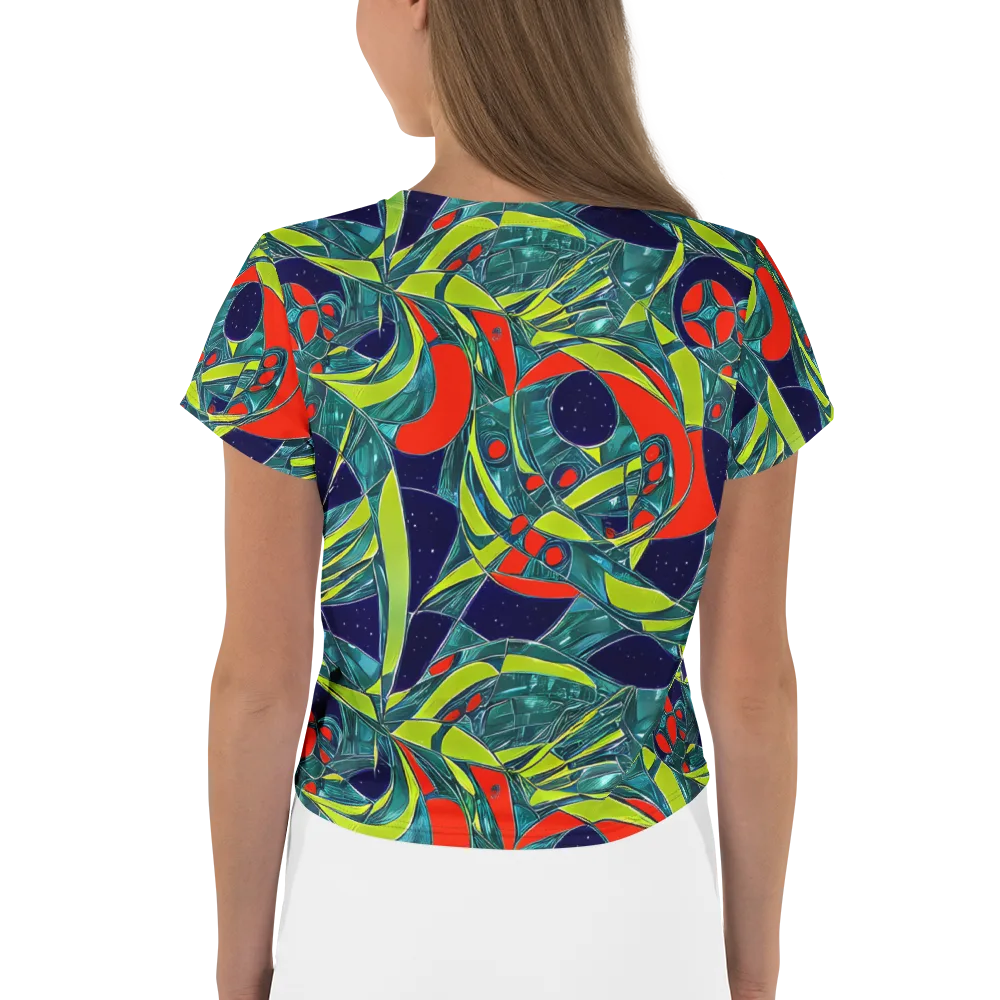 Harmonic Mirage on Crop Tee — Back