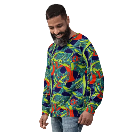Harmonic Mirage on a Sweatshirt