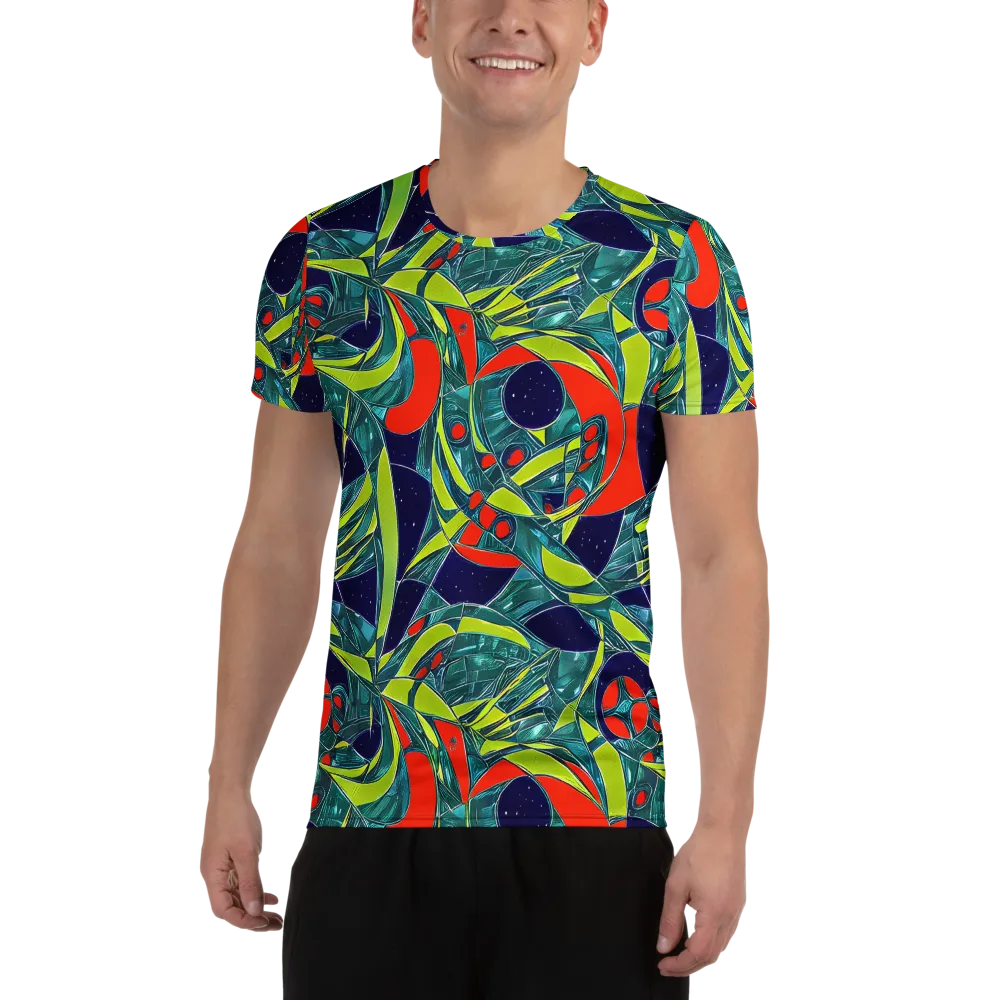 Harmonic Mirage on Men's Athletic T-Shirt — Front