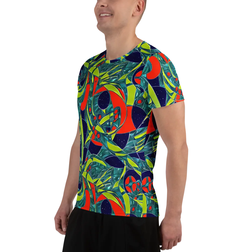 Harmonic Mirage on Men's Athletic T-Shirt — Left
