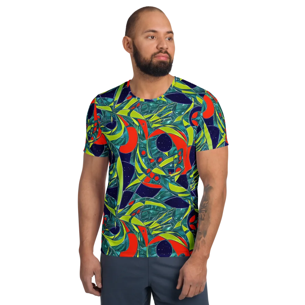 Harmonic Mirage on Men's Athletic T-Shirt — Front