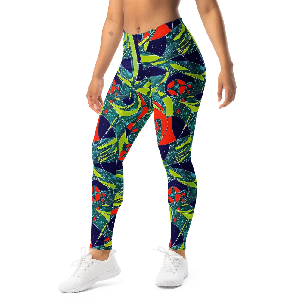 Harmonic Mirage on Leggings — Left Front