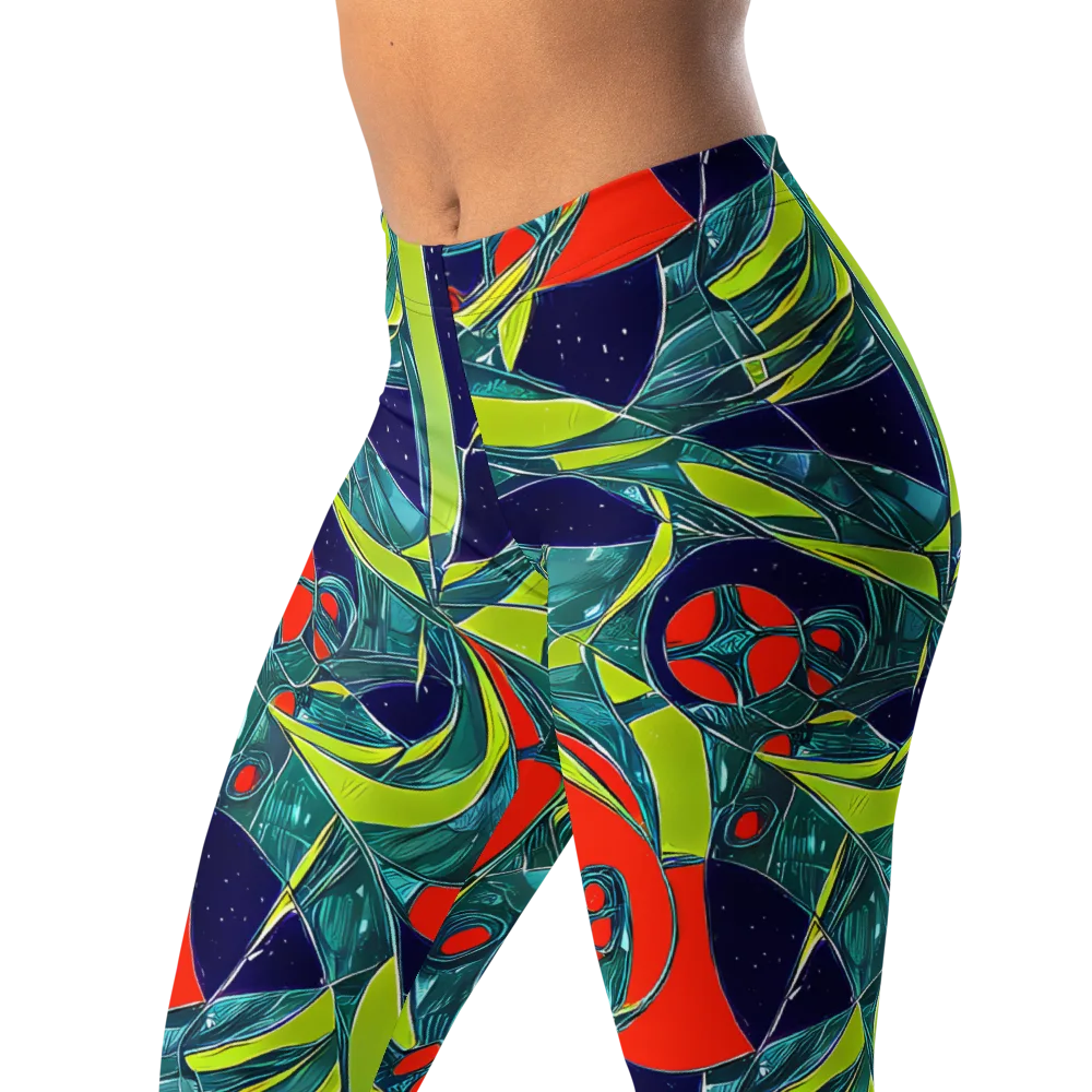 Harmonic Mirage on Leggings — Left Front