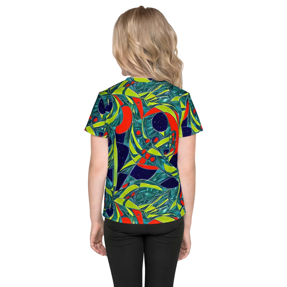 Harmonic Mirage on Kids Crew Neck T-Shirt — Back
