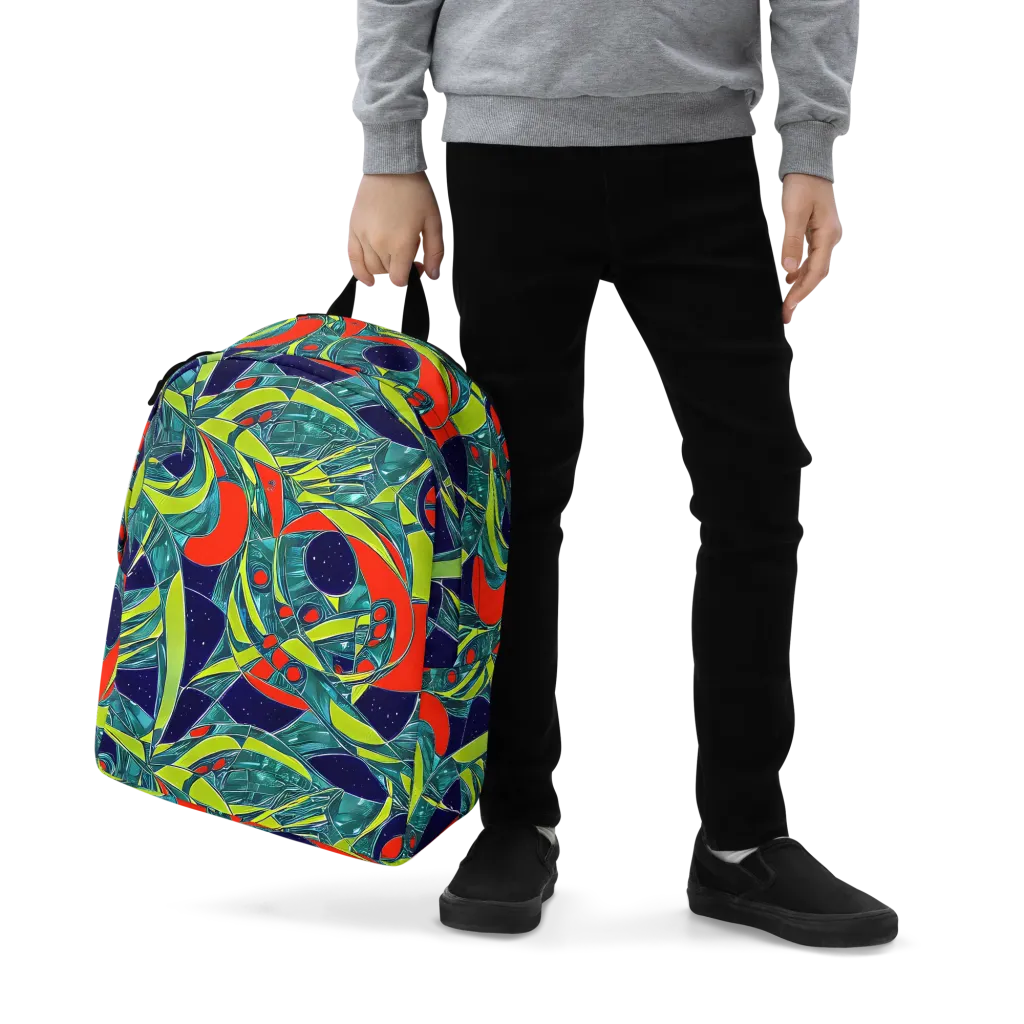 Harmonic Mirage on Minimalist Backpack — Zoomed-in