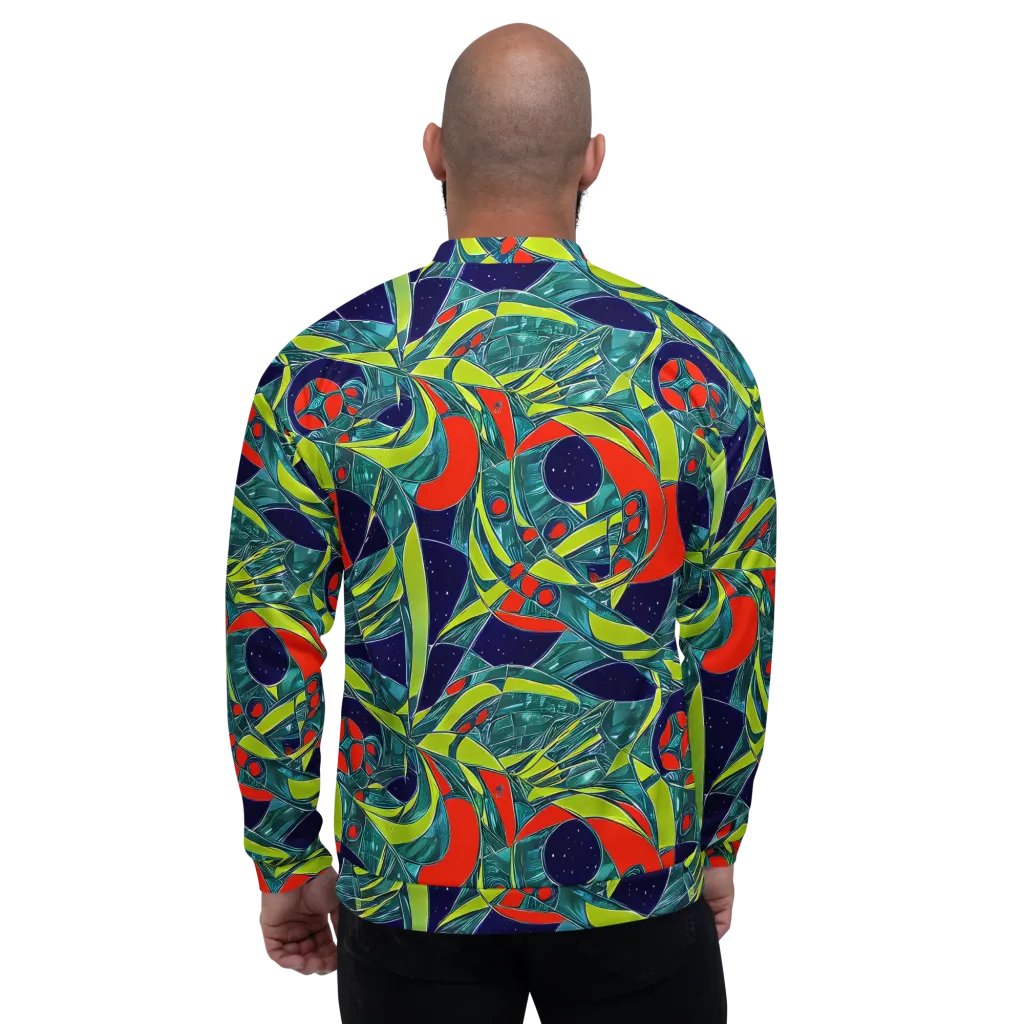 Harmonic Mirage on Bomber Jacket — Back